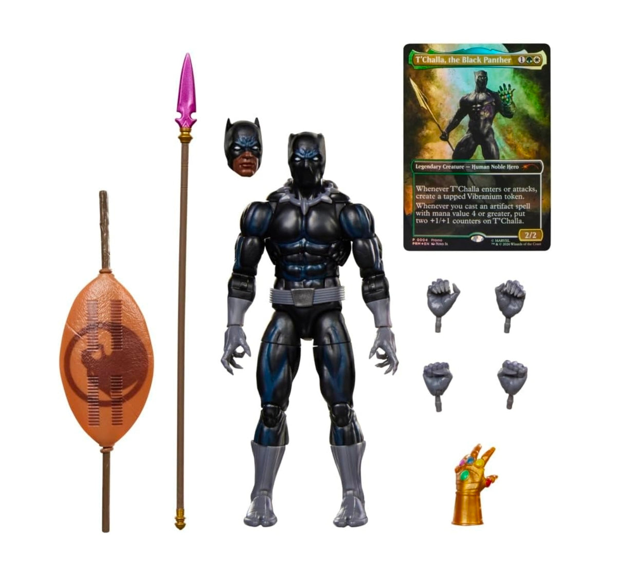Black Panther Figura de Accion Magic The Gathering Marvel Legends 16cm