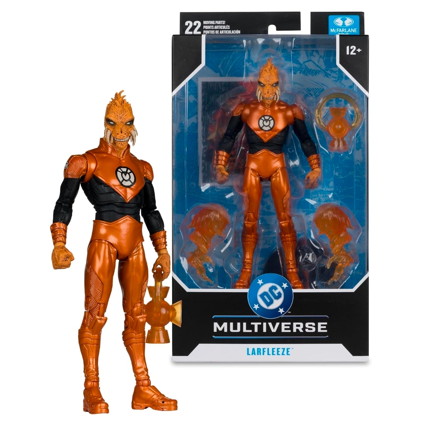 Larfleeze Figura de Accion Agent Orange DC Classic Mcfarlane Toys 17cm