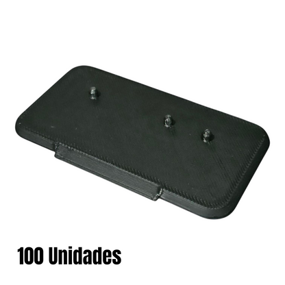 Base Rectangular 3 pines para figuras de Acción - Exhibición Colección Marvel Legends, Mcfarlane, Jada Toys, Black Series, Neca, Etc.