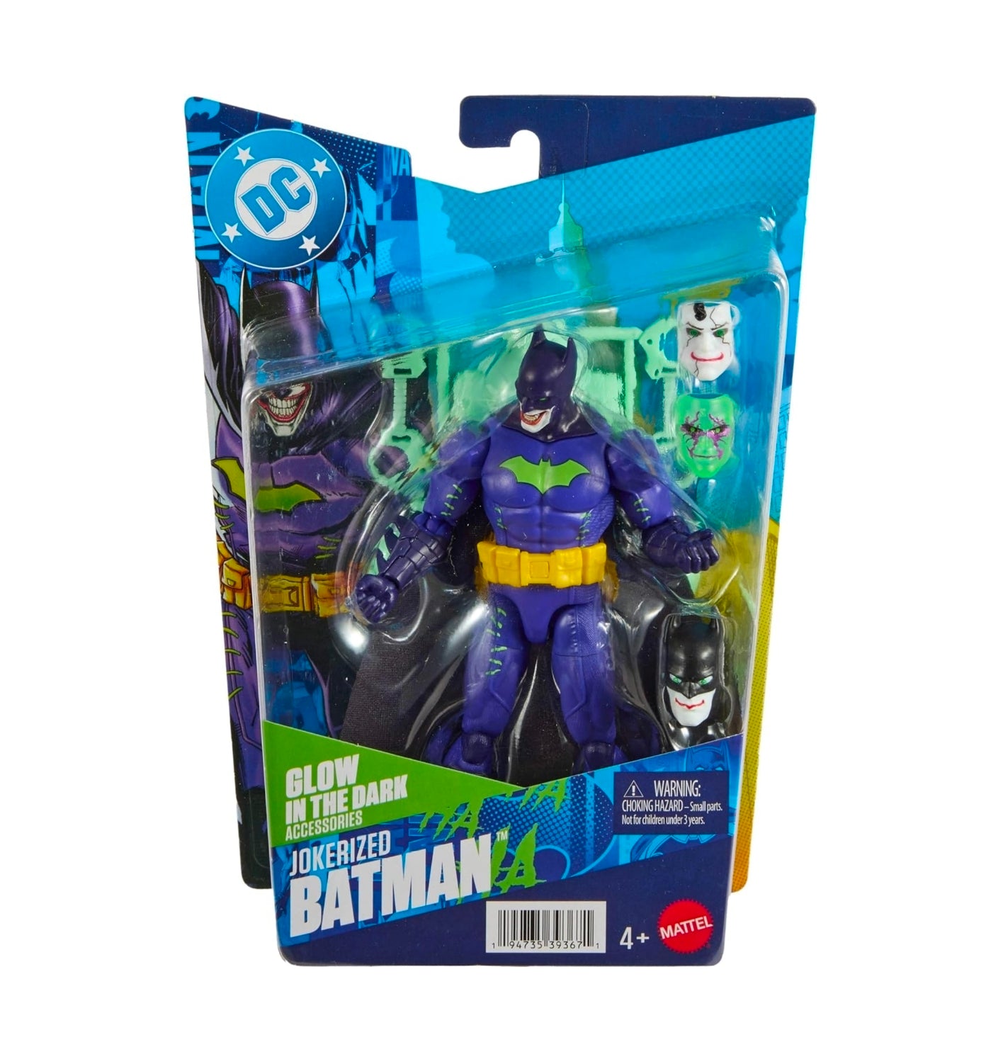 Batman Jokerized Figura De Accion Super Villains DC Premier Mattel 16 Cm