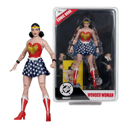 Wonder Woman Sensations Comics #1 Figura de Acción Justice League Dc Multiverse Mcfarlane Toys 18 Cm