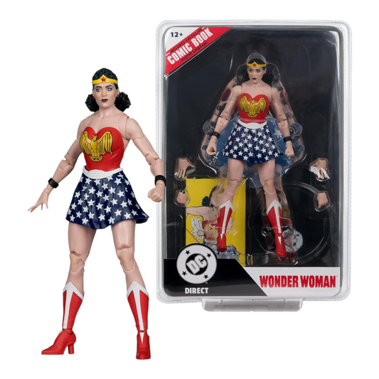Wonder Woman Sensations Comics #1 Figura de Acción Justice League Dc Multiverse Mcfarlane Toys 18 Cm
