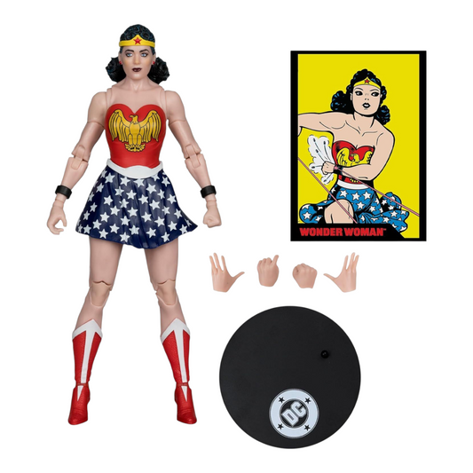 Wonder Woman Sensations Comics #1 Figura de Acción Justice League Dc Multiverse Mcfarlane Toys 18 Cm