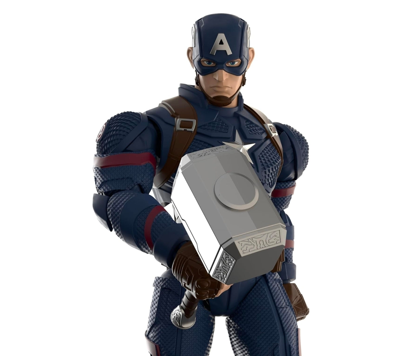 Capitan America Figura de Accion Marvel The Infinity Saga Blokees Champion Class 14 Cm