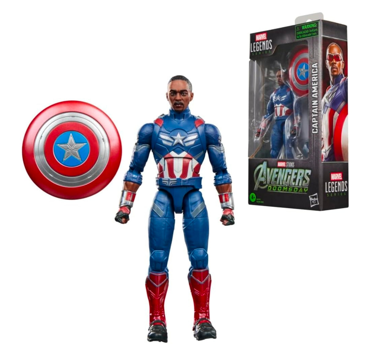 Capitan America Sam Figura De Acción Avengers Doomsday Marvel Legends 15 Cm
