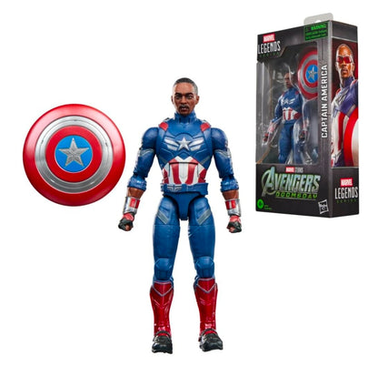 Capitan America Sam Figura De Acción Avengers Doomsday Marvel Legends 15 Cm