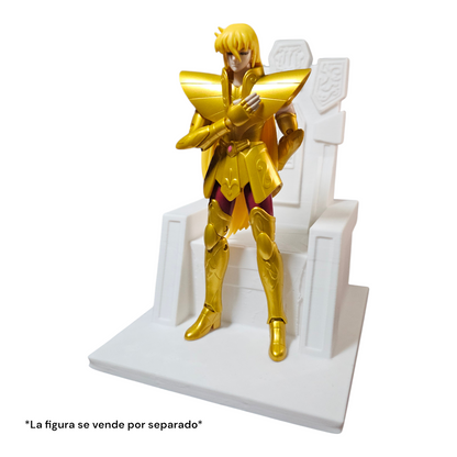 Trono Poseidon Blanco para Figuras de Acción 1/12, 1/10 y 1/9 Saint Seiya, Marvel, DC, Etc.