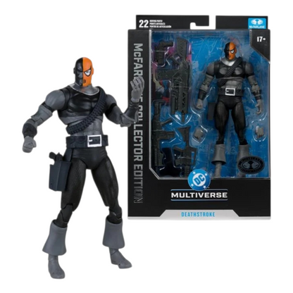 Deathstroke The Terminator Figura De Acción DC Collector Edition Dc Multiverse McFarlane Platinum Edition 18 Cm