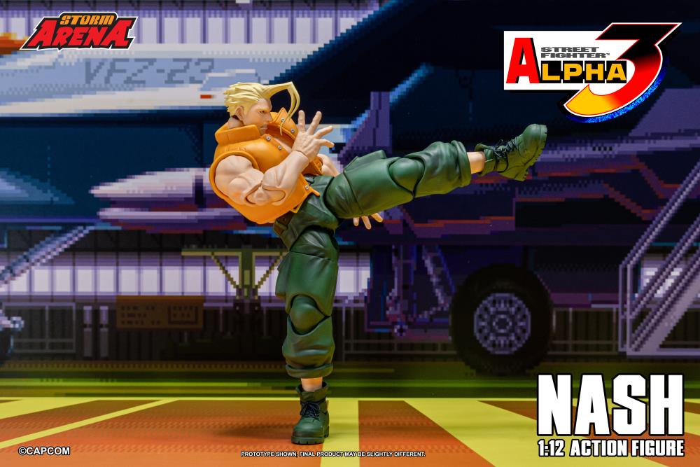 Nash Figura de Accion Street Fighter Alpha 3 Storm Arena 15 Cm