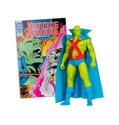 Martian Manhunter Figura de Accion Justice League 74 Page Punchers Mcfarlane Toys 18 Cm