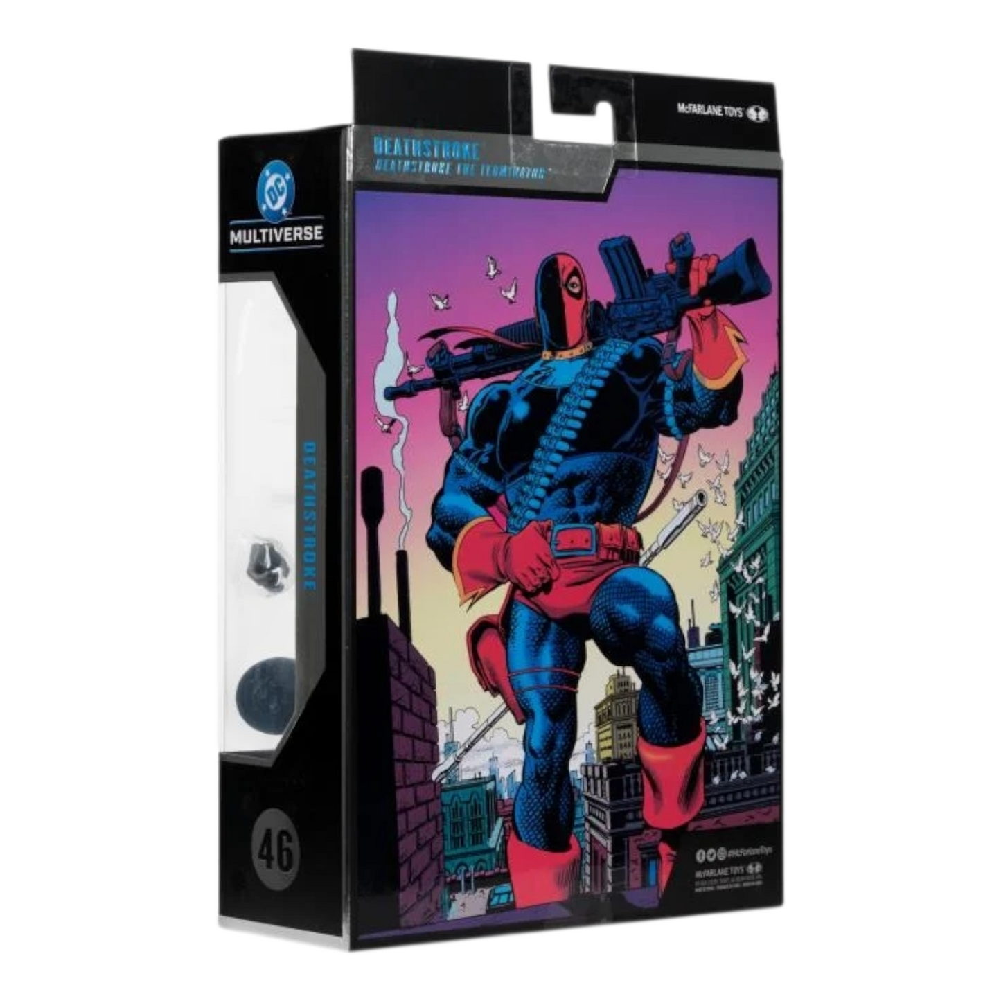 Deathstroke The Terminator Figura De Acción DC Collector Edition Dc Multiverse McFarlane Platinum Edition 18 Cm