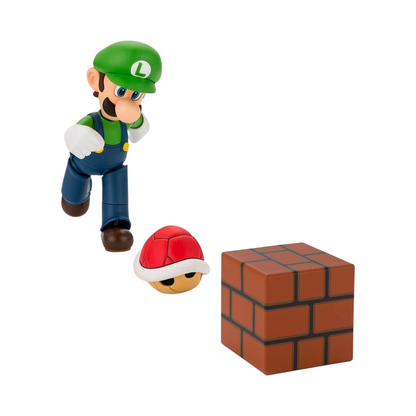 Luigi Figura de Accion Super Mario Sh Figuarts Bandai 11 Cm