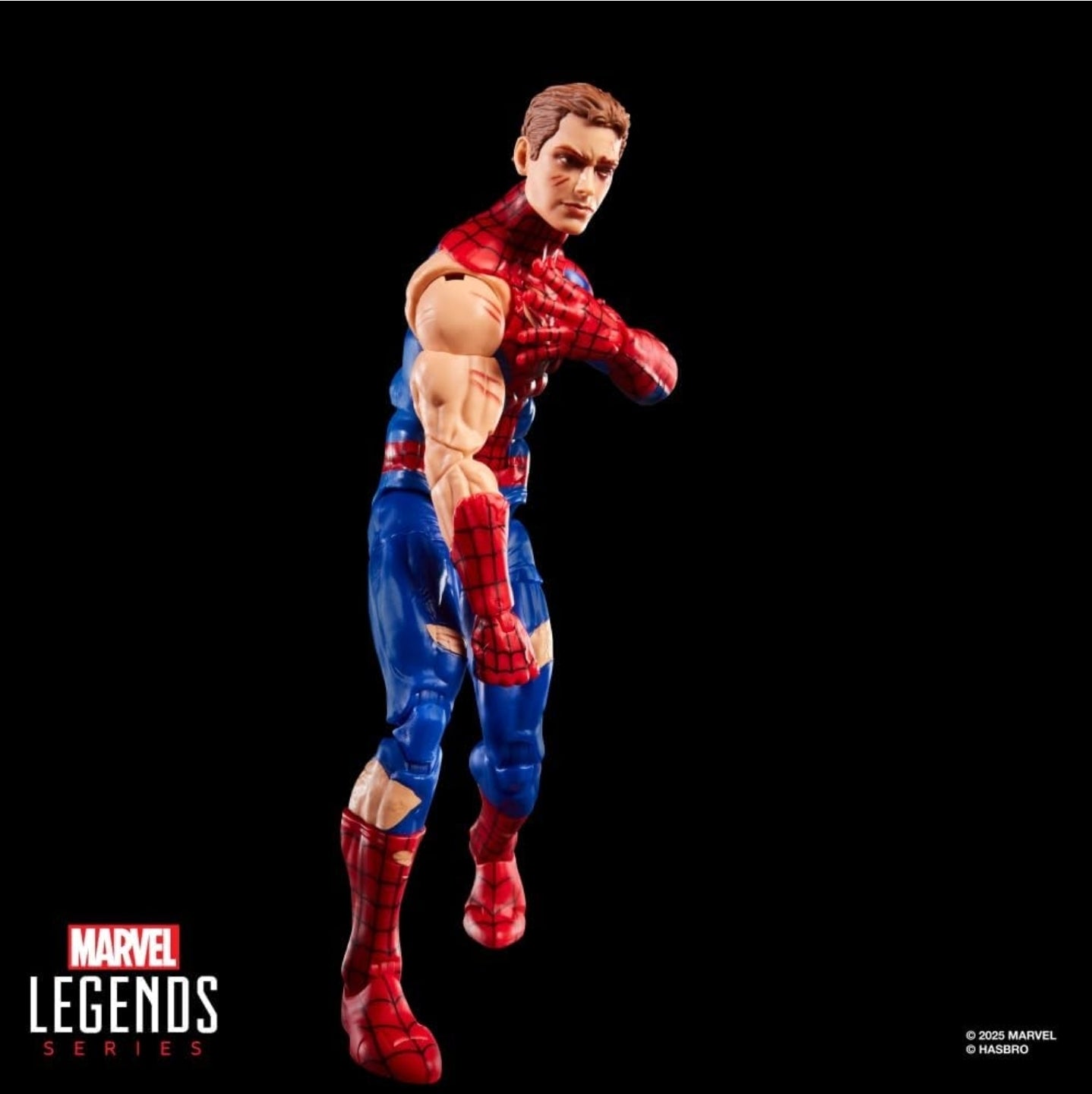 Spiderman Battle Damaged Figura de Accion Magic The Gathering Marvel Legends 16cm