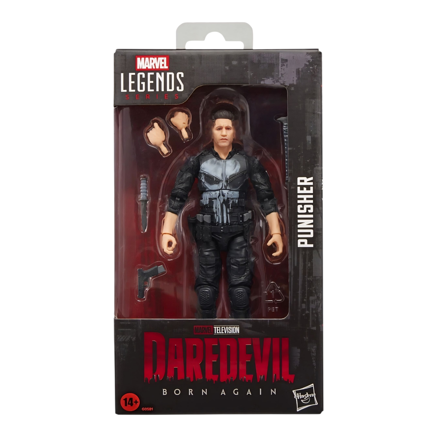 Punisher Figura de Acción Daredevil Born Again Marvel Legends 16 cm