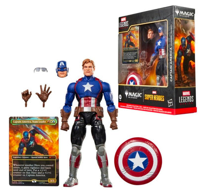 Capitan America Figura de Accion Avengers Twilight Magic The Gathering Marvel Legends 16cm