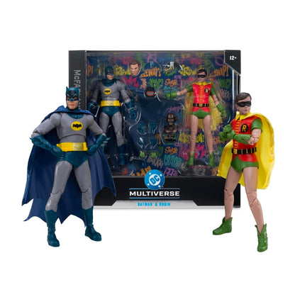 Batman & Robin 2 Pack Figuras de Accion Batman 1966 Dc Collector Ed Mcfarlane 17cm