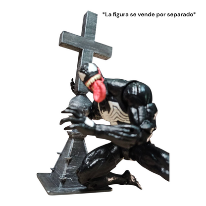 Cruz Base Diorama Para Figuras de Acción 1/10 y 1/12 Marvel, DC, Star Wars, Monsters 20 Cm
