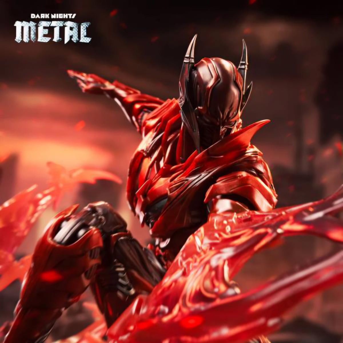 Batman The Red Death Figura de Accion Dark Nights Metal Inart 17 cm