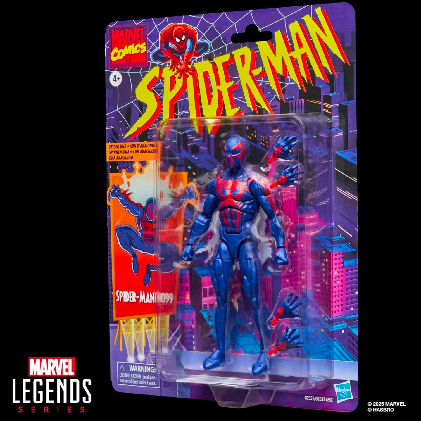 Spiderman 2099 Figura de Acción Marvel Legends Retro 16 Cm