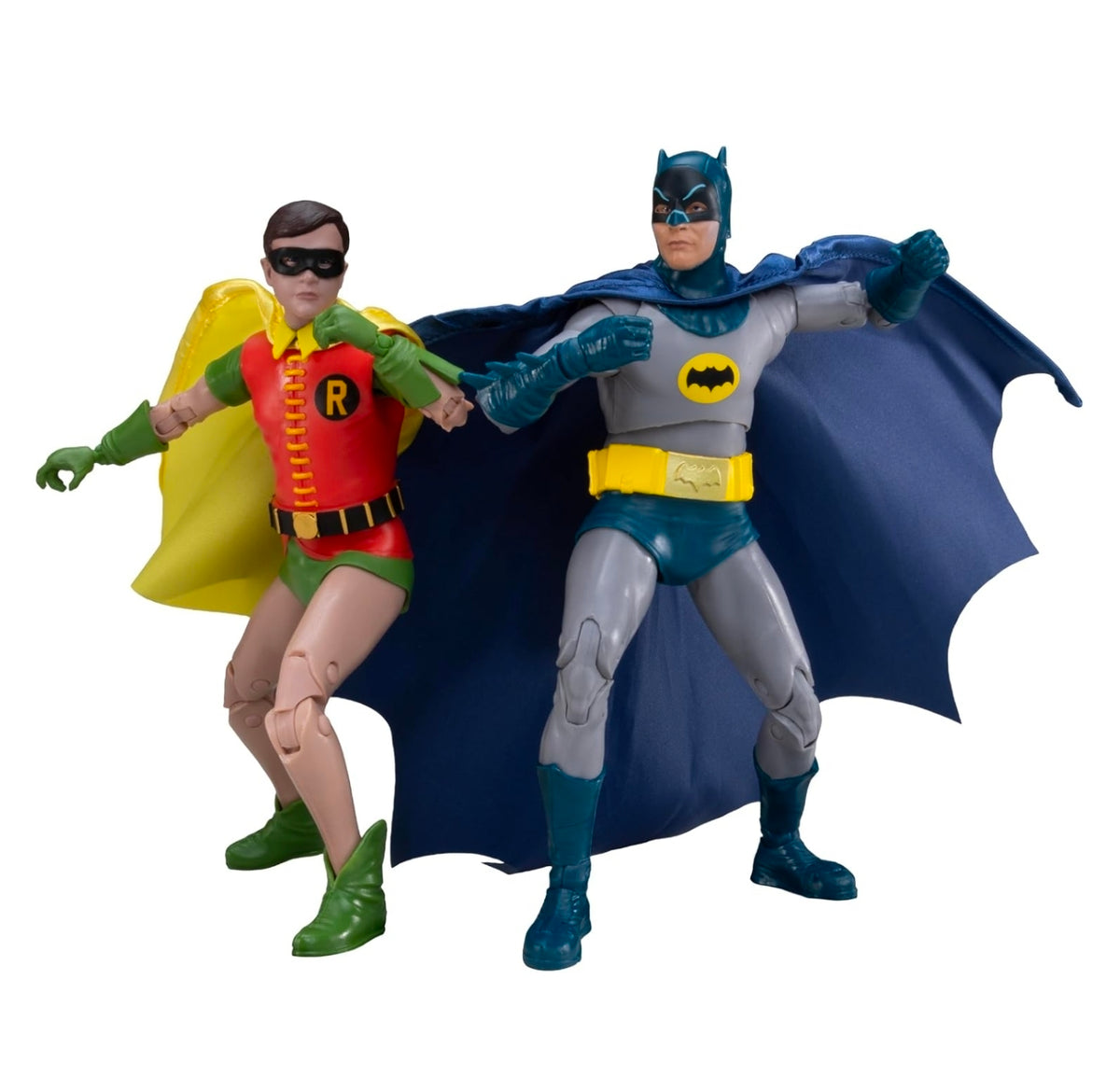 Batman & Robin 2 Pack Figuras de Accion Batman 1966 Dc Collector Ed Mcfarlane 17cm