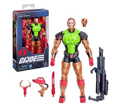 Cobra Overkill Figura de Accion Gi Joe 201 Classified Series 17 Cm