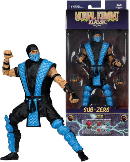 Sub Zero Figura de Accion Mortal Kombat Klassic Mcfarlane Toys 17cm