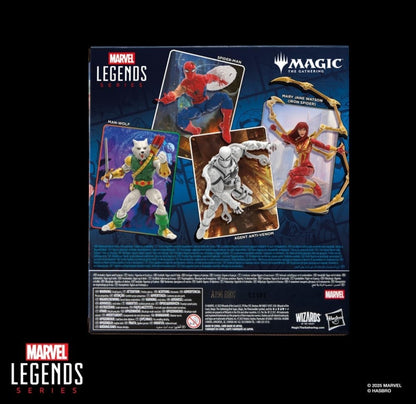 Spiderman Battle Damaged Figura de Accion Magic The Gathering Marvel Legends 16cm