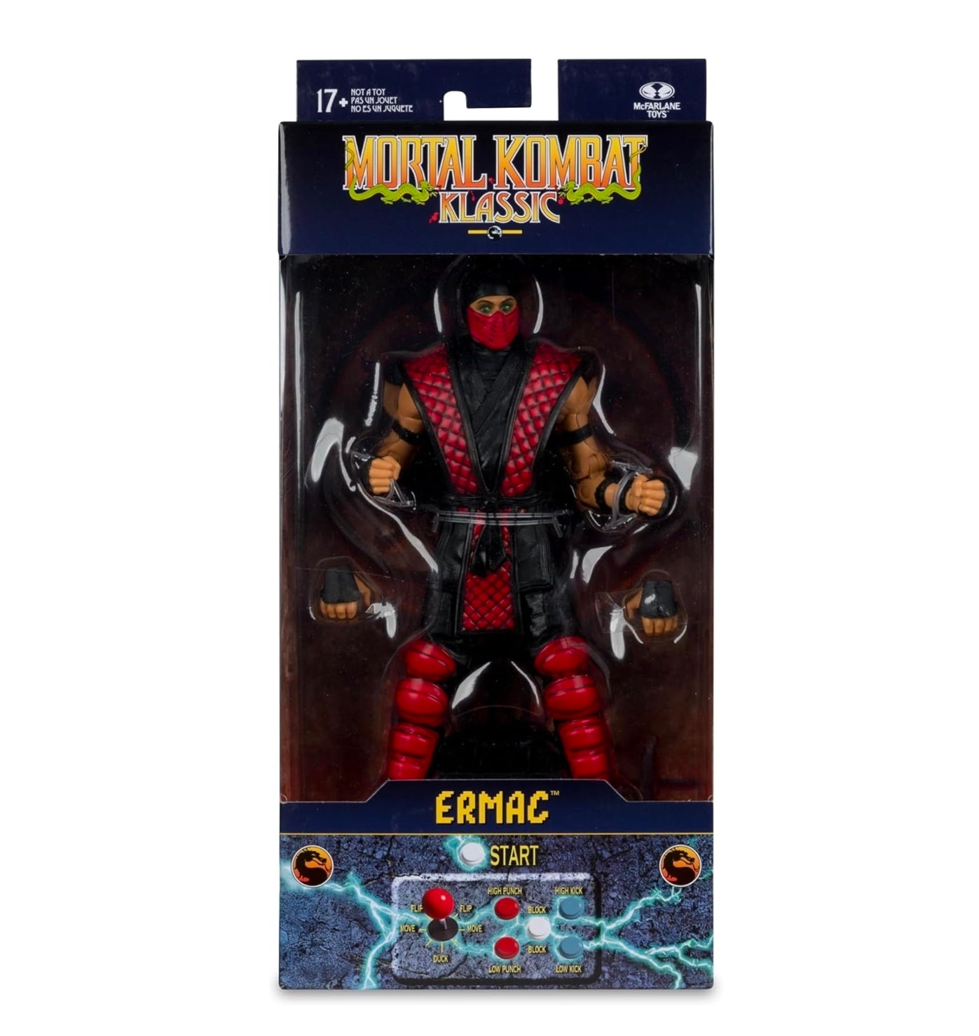 Ermac Figura De Accion Mortal Kombat Klassic Mcfarlane Toys 17 Cm