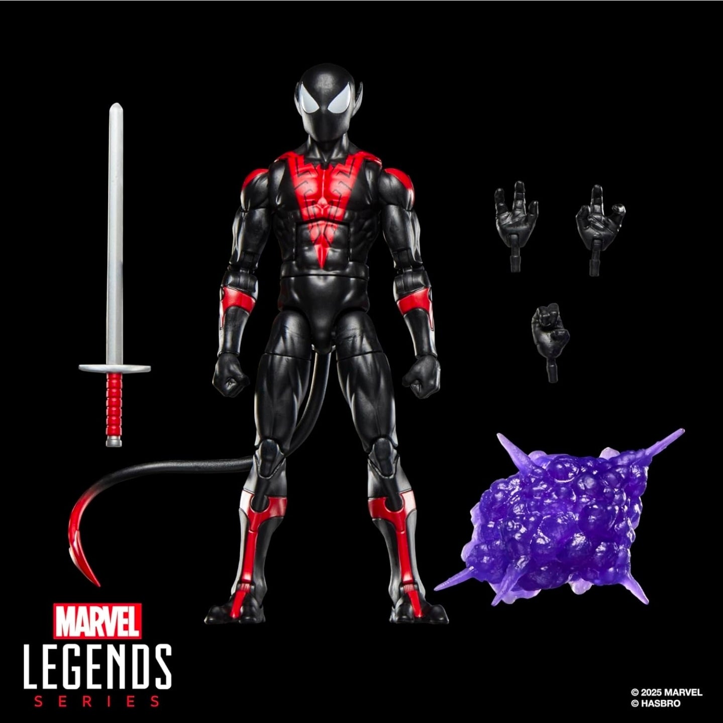 Uncanny Spiderman Nightcrawler Figura de Accion Spider-Man Comics Marvel Legends 15 Cm