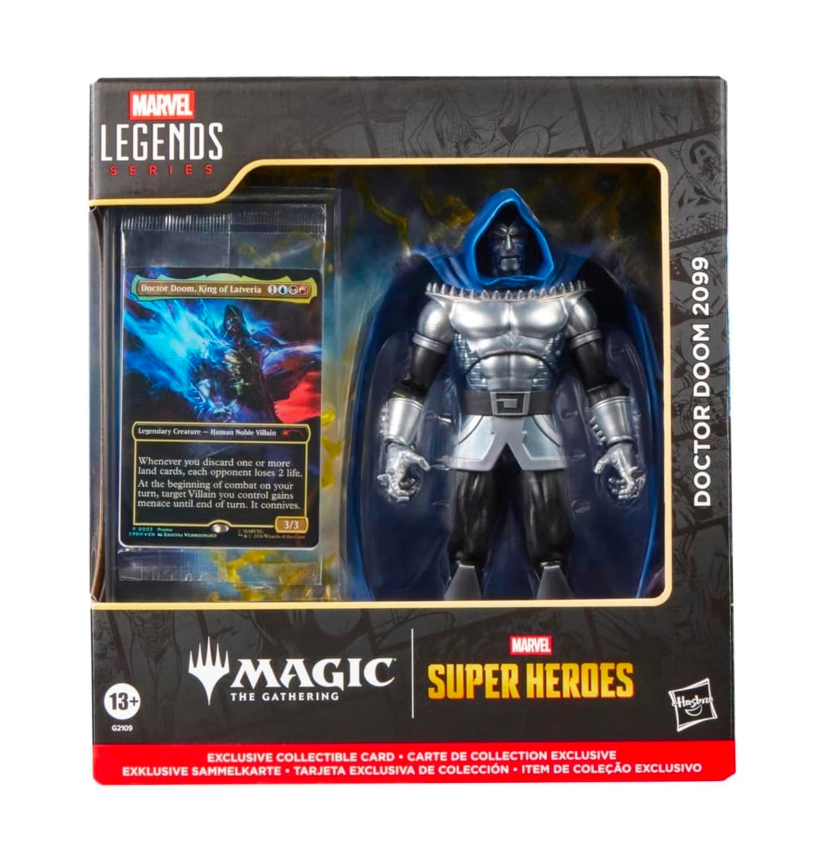 Dr Doom 2099 Figura de Accion Magic The Gathering Marvel Legends 17cm
