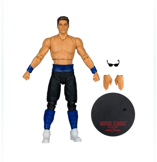 Johnny Cage Figura De Accion Mortal Kombat Klassic Mcfarlane Toys 17 Cm