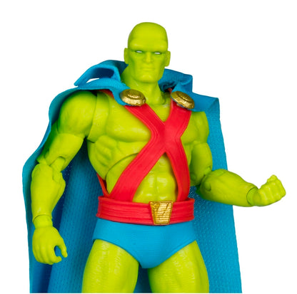 Martian Manhunter Figura de Accion Justice League 74 Page Punchers Mcfarlane Toys 18 Cm