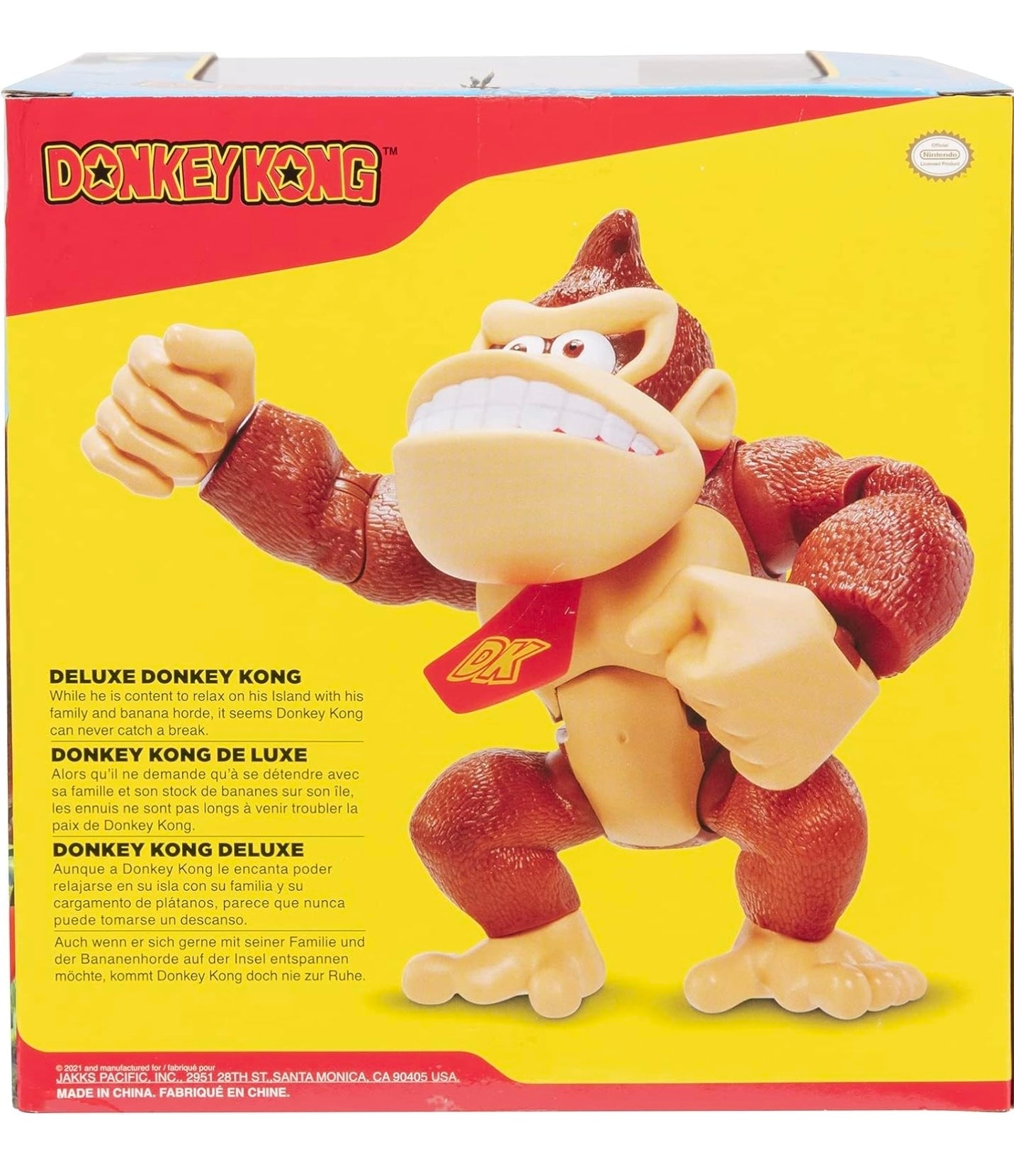 Donkey Kong Figura de Accion Nintendo Jakks Pacific 19 Cm