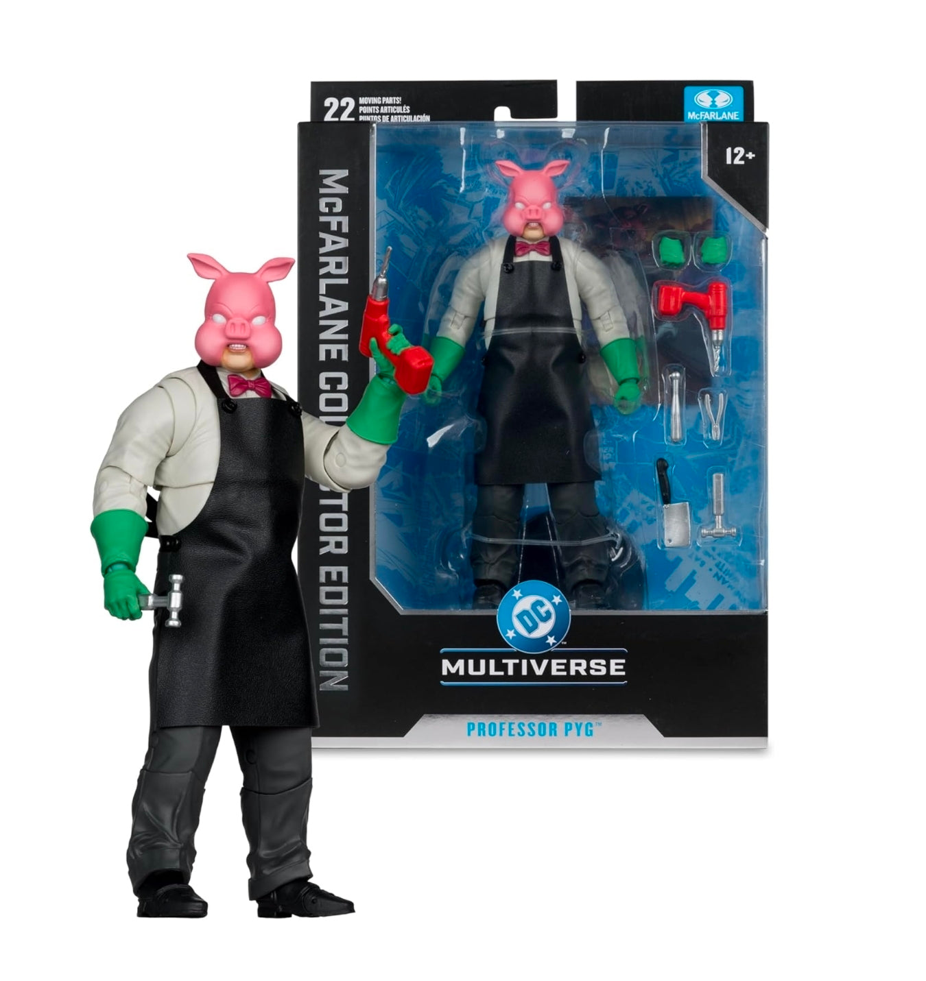 Professor Pyg Figura de Accion Batman DC Multiverse Mcfarlane Toys 17 Cm
