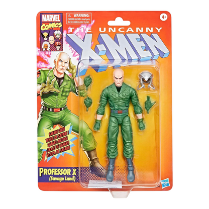 Professor X Savage Land Figura de Acción X Men Uncanny Marvel Legends Retro Hasbro 16 Cm