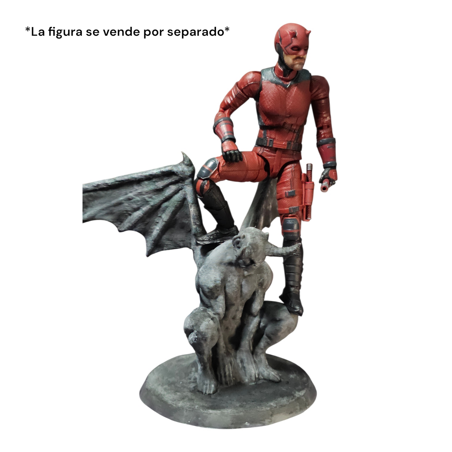 Gargola Grande Para Figuras de Acción 1/12 y 1/10 Estilo Piedra 21.5 Cm