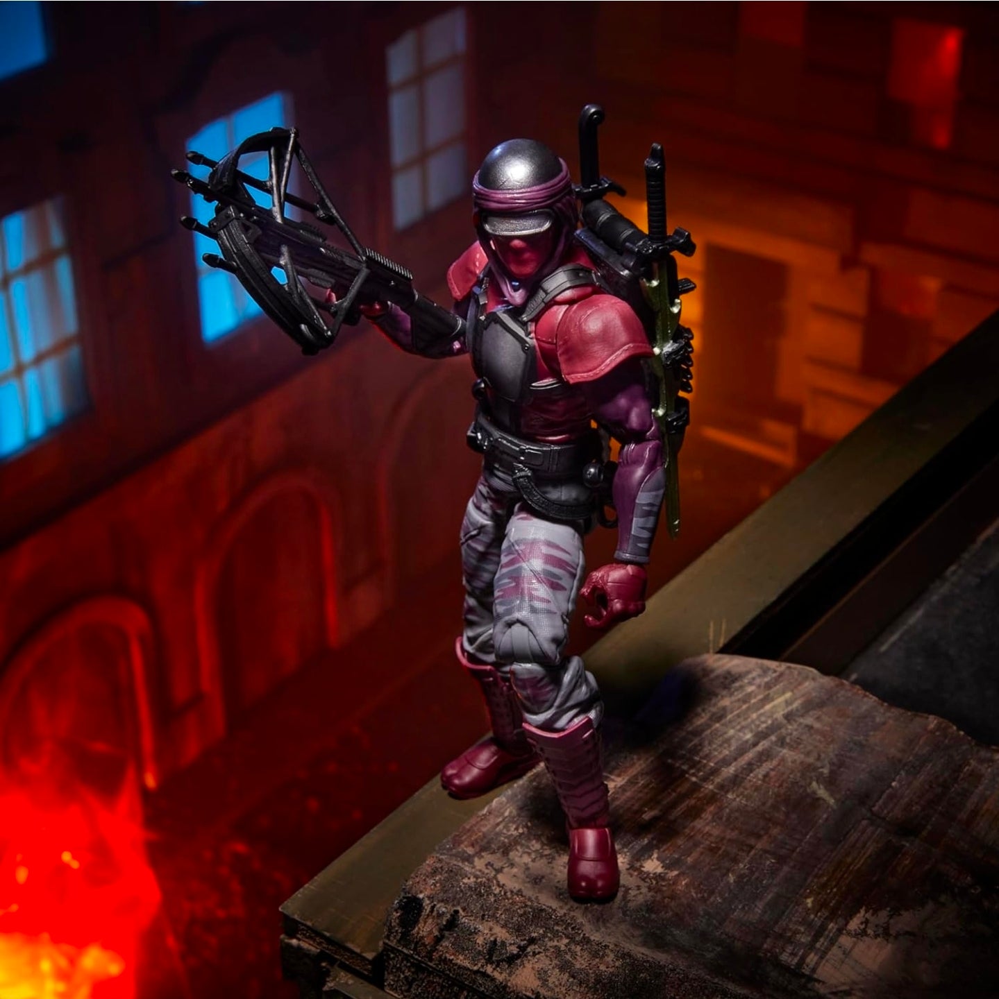 Cobra Night Creeper Figura de Accion Gi Joe 121 Classified Series 15 Cm