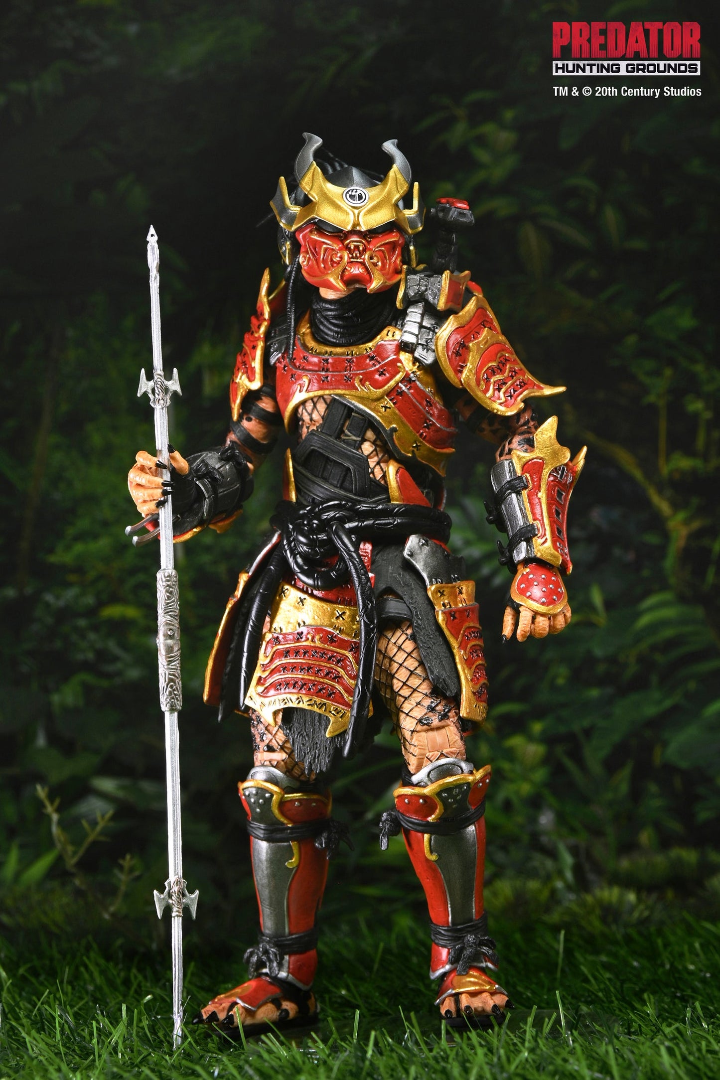 Samurai Predator Figura de Accion Predator Hunting Grounds Neca Ultimate 21.5 cm