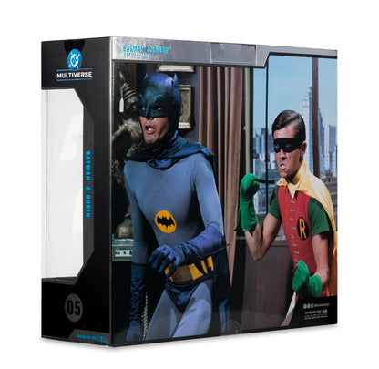 Batman & Robin 2 Pack Figuras de Accion Batman 1966 Dc Collector Ed Mcfarlane 17cm