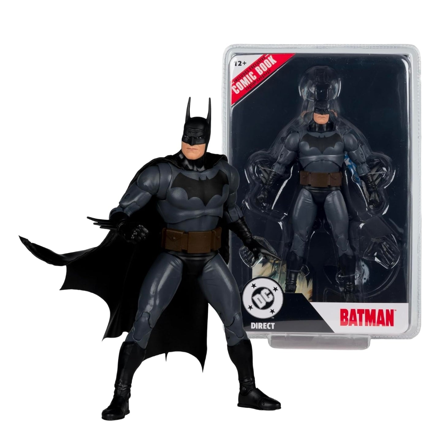Batman Justice #1 Figura de Accion Alex Ross Page Punchers Mcfarlane Toys 19 Cm