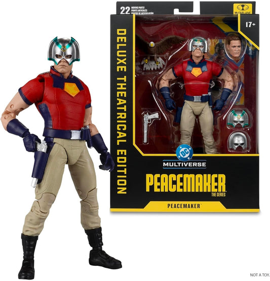 Peacemaker Figura de Accion DC Studios Mcfarlane Toys Theatrical Edition 18 Cm
