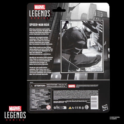 Spiderman Noir Figura de Acción Spiderverse Marvel Legends 16 Cm