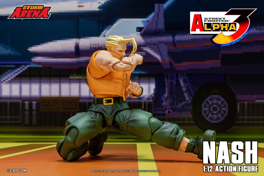 Nash Figura de Accion Street Fighter Alpha 3 Storm Arena 15 Cm