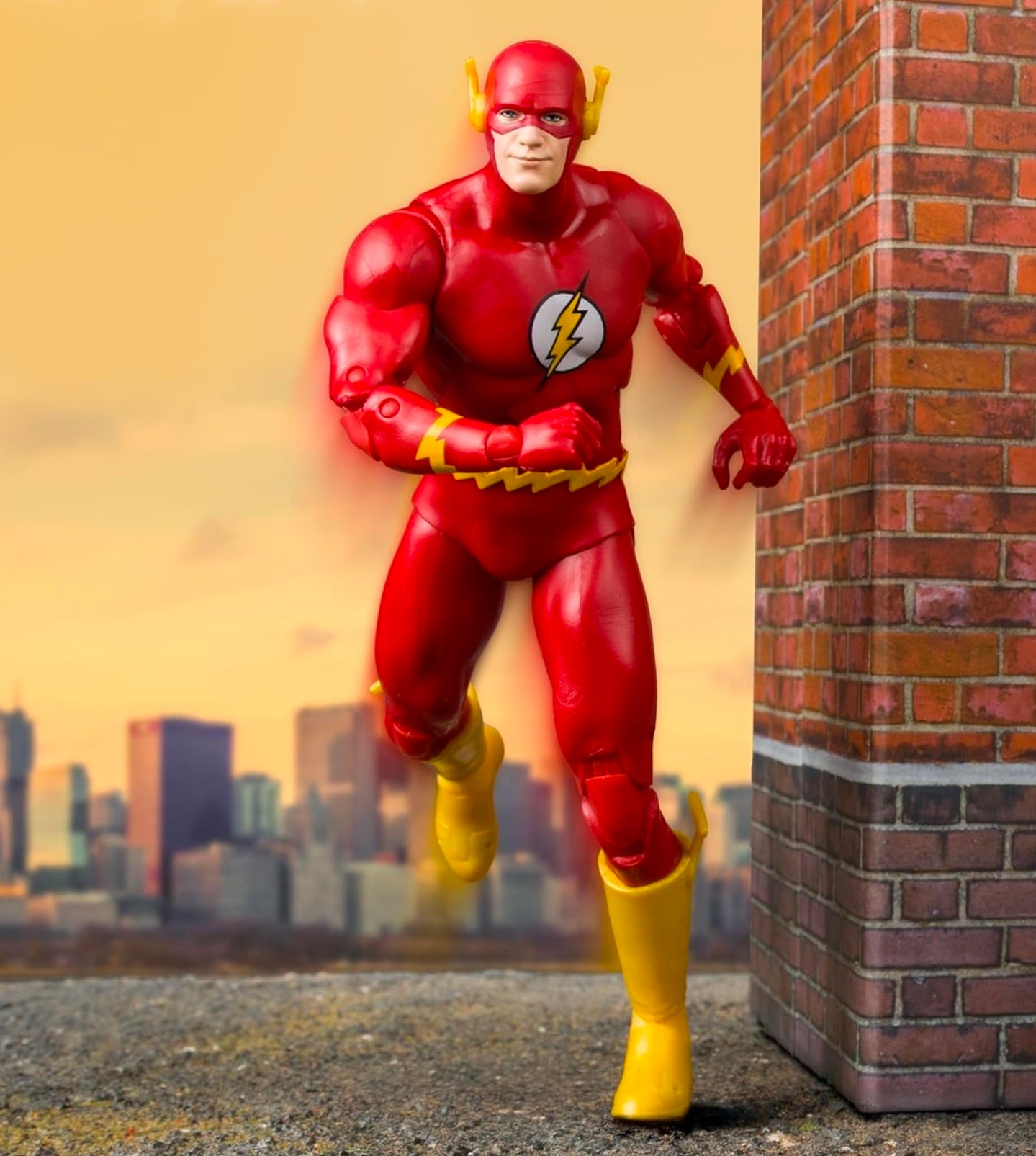 The Flash Barry Allen Figura de Accion DC Comics #123 Mcfarlane Page Punchers 17 cm