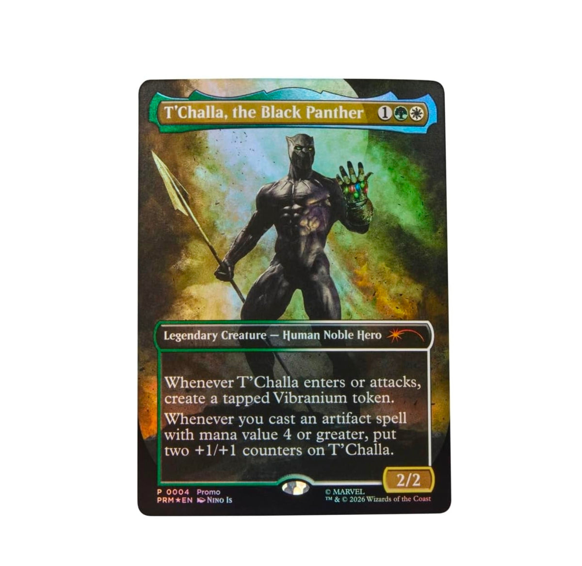 Black Panther Figura de Accion Magic The Gathering Marvel Legends 16cm