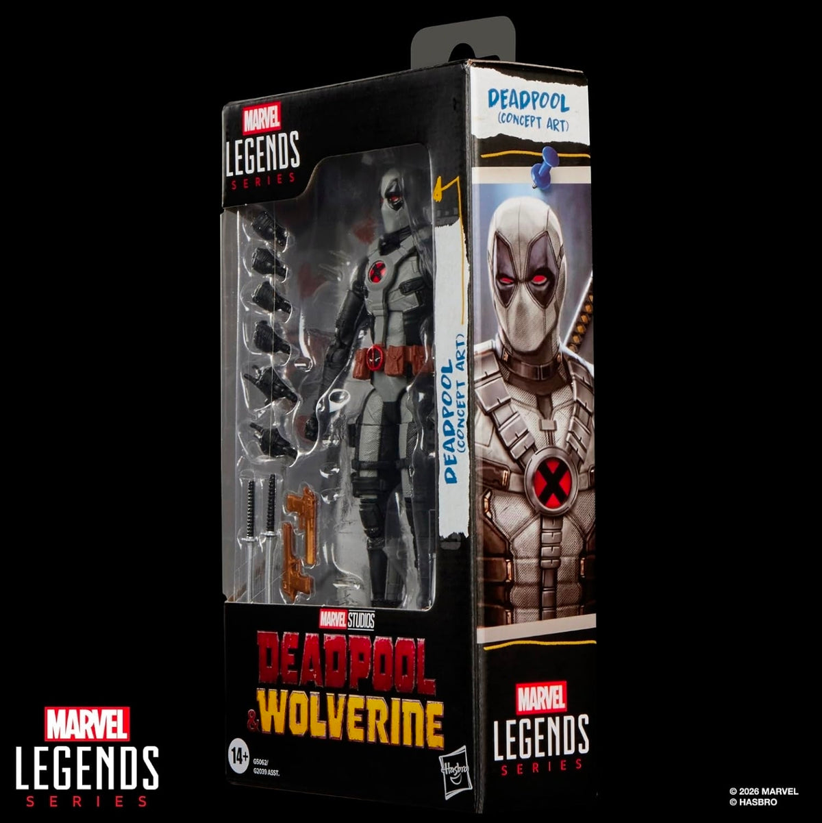 Deadpool Concept Figura de Accion Deadpool & Wolverine MCU Marvel Legends 16 Cm