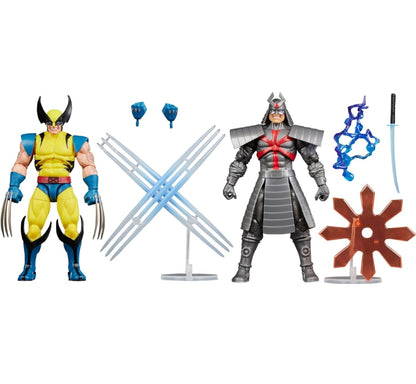 Wolverine Vs Silver Samurai 2 Pack Figuras Gamerverse Marvel Legends 16cm