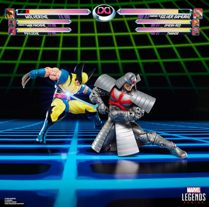 Wolverine Vs Silver Samurai 2 Pack Figuras Gamerverse Marvel Legends 16cm