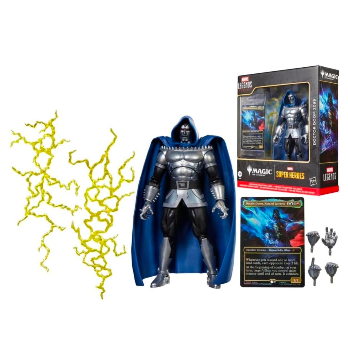 Dr Doom 2099 Figura de Accion Magic The Gathering Marvel Legends 17cm