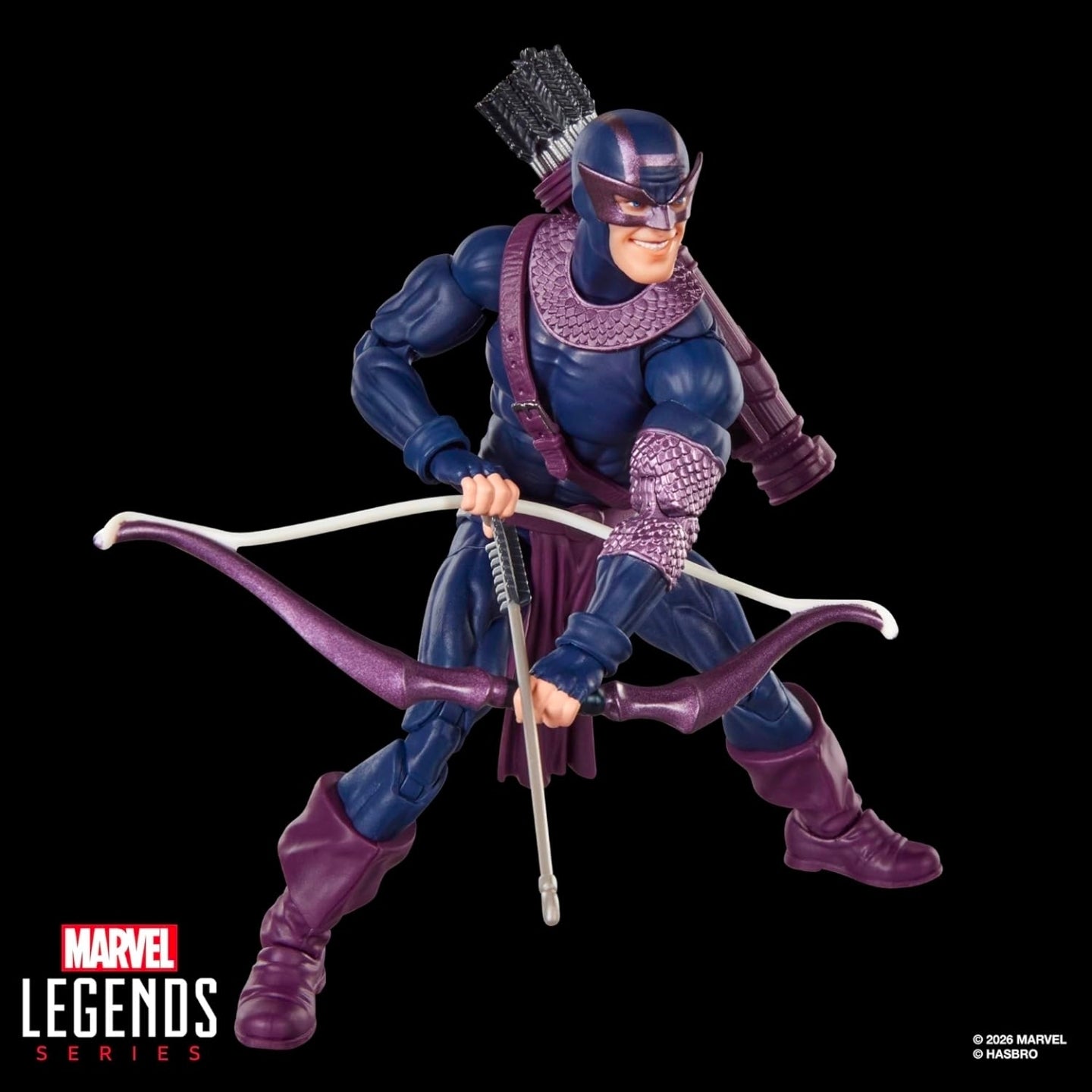 Dark Avengers Hawkeye Figura de Acción Marvel Legends 16 cm Baf Marvel's Box